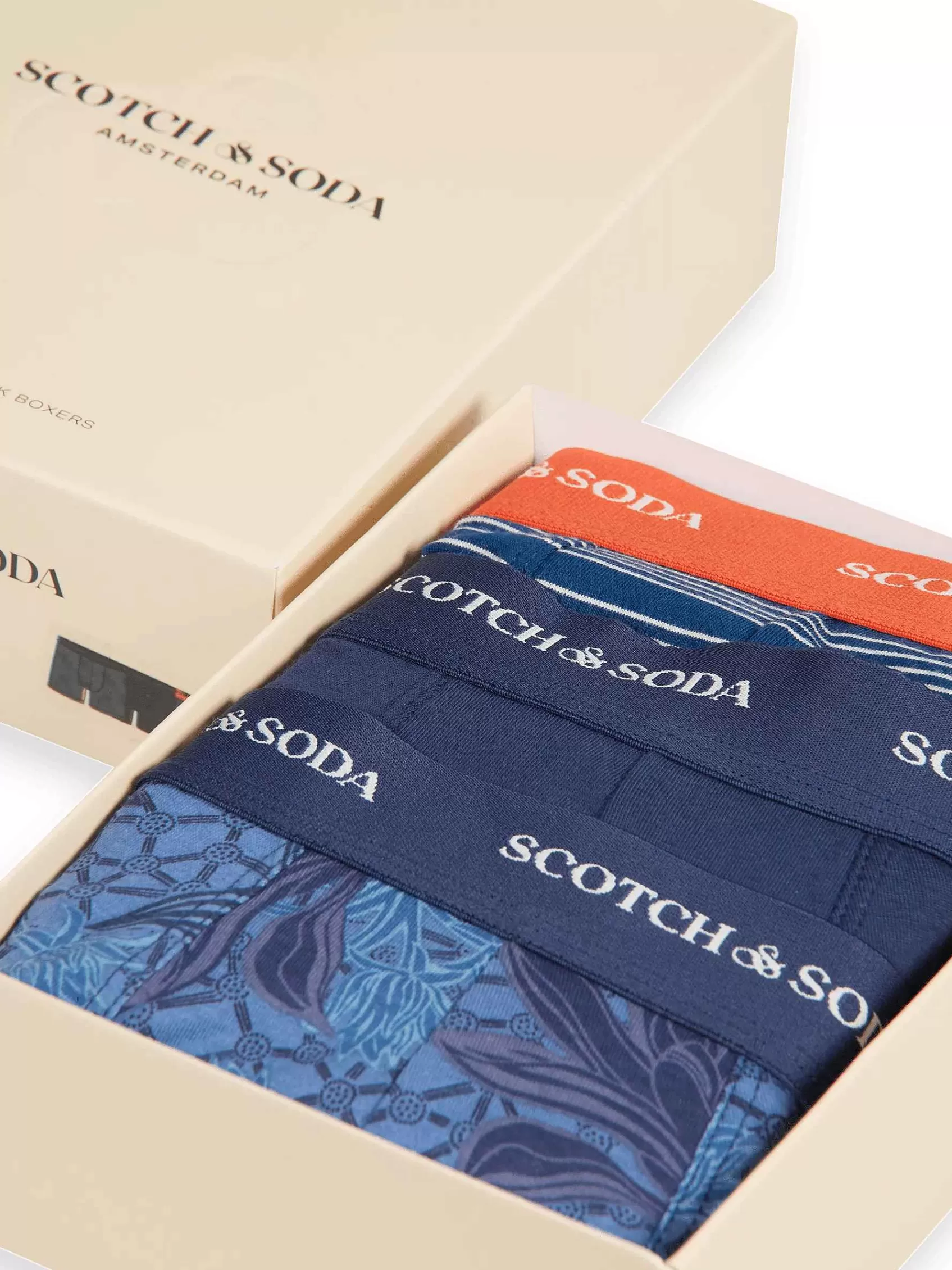 Clearance Scotch & Soda 3-Pack Giftbox Boxer Briefs