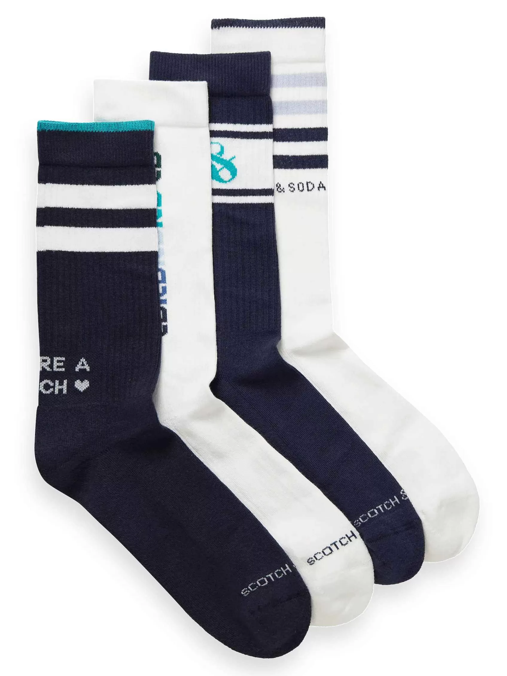 Flash Sale Scotch & Soda 4-Pack Giftbox Crew Socks