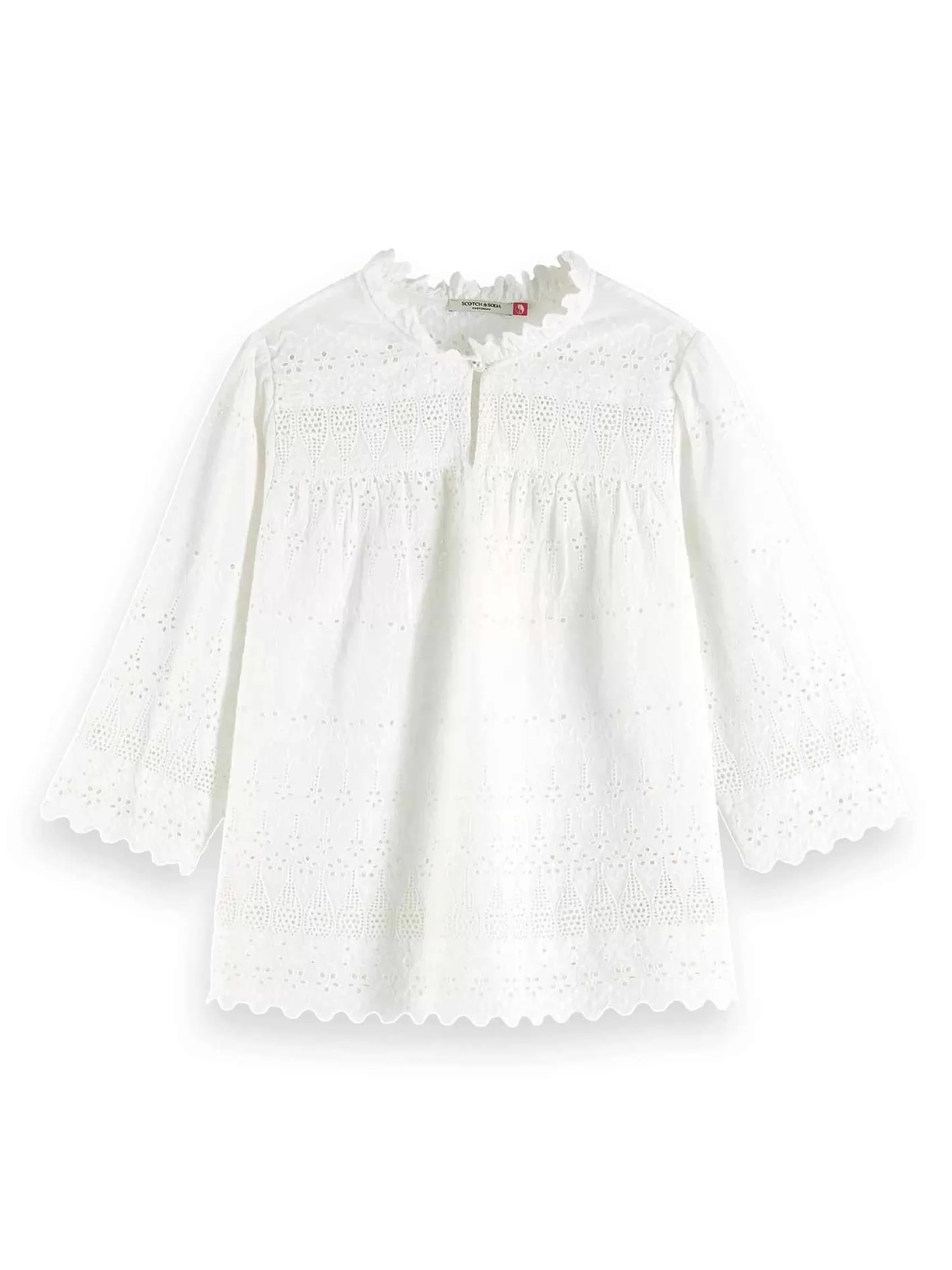 Best Scotch & Soda Broderie Anglaise Blouse