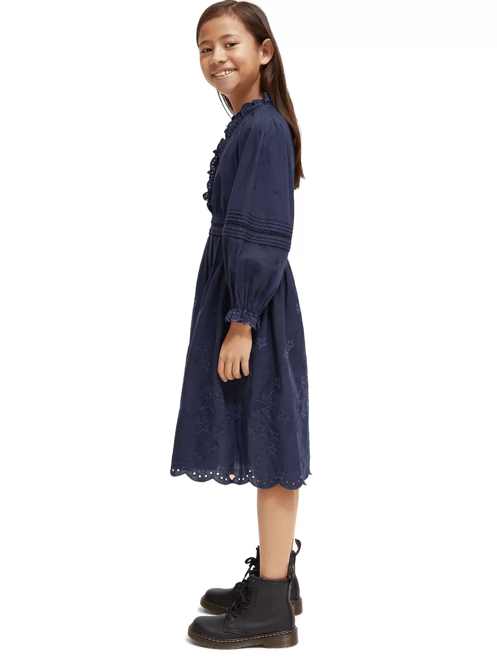 Outlet Scotch & Soda Broderie Anglaise Midi Dress