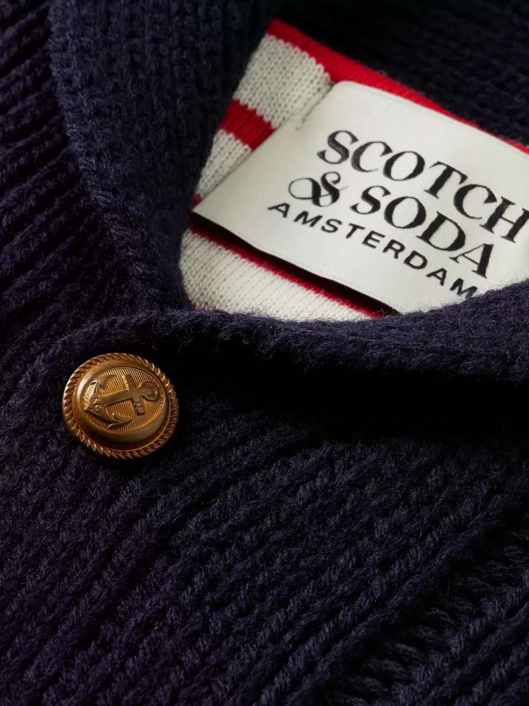 Best Sale Scotch & Soda Cable-Knitted V-Neck Cardigan