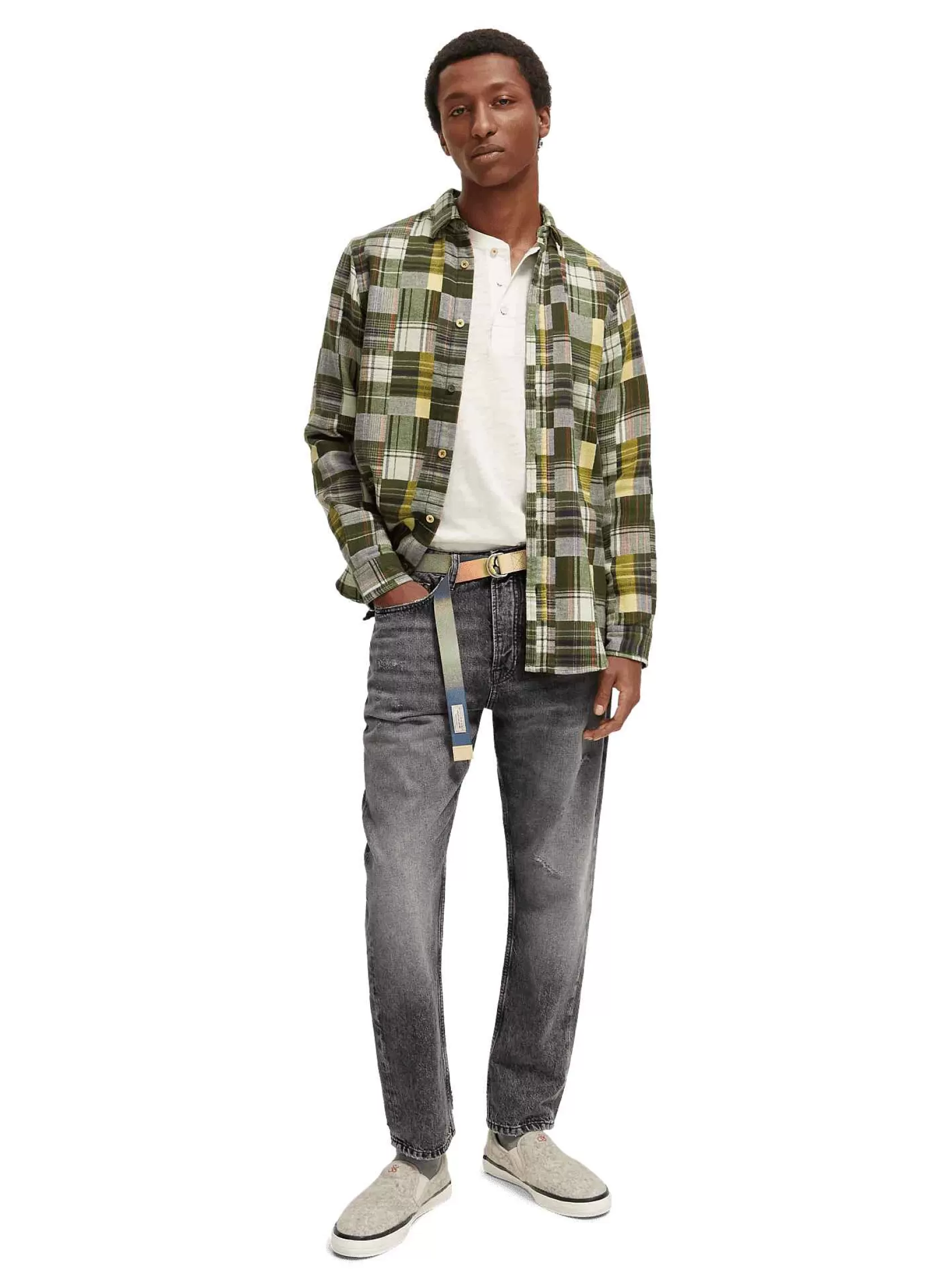 Clearance Scotch & Soda Checked Flannel Shirt