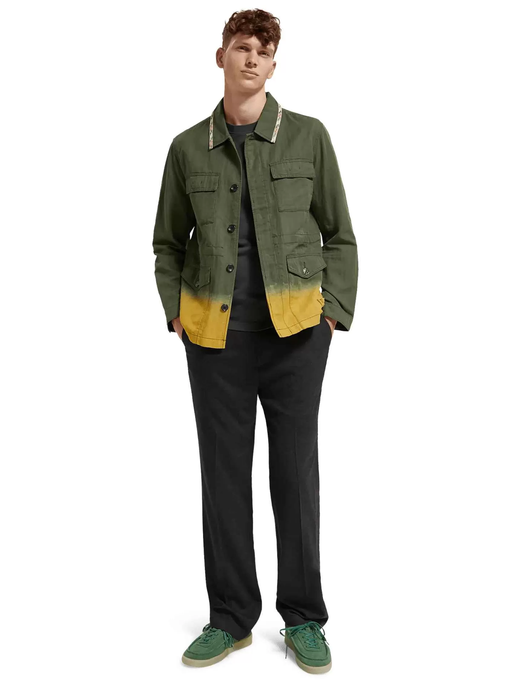 Best Sale Scotch & Soda Dip-Dyed Army Jacket