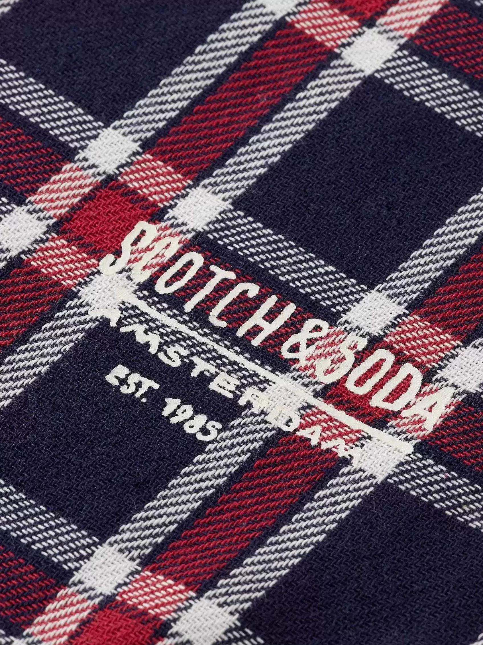 Cheap Scotch & Soda Double-Face Twill Check Shirt