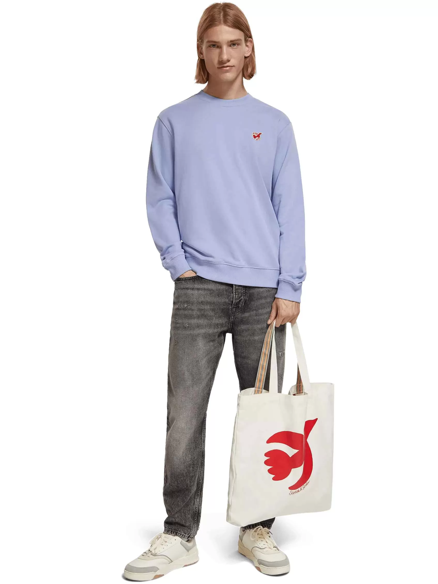 Online Scotch & Soda Free-Spirit Crewneck Sweatshirt