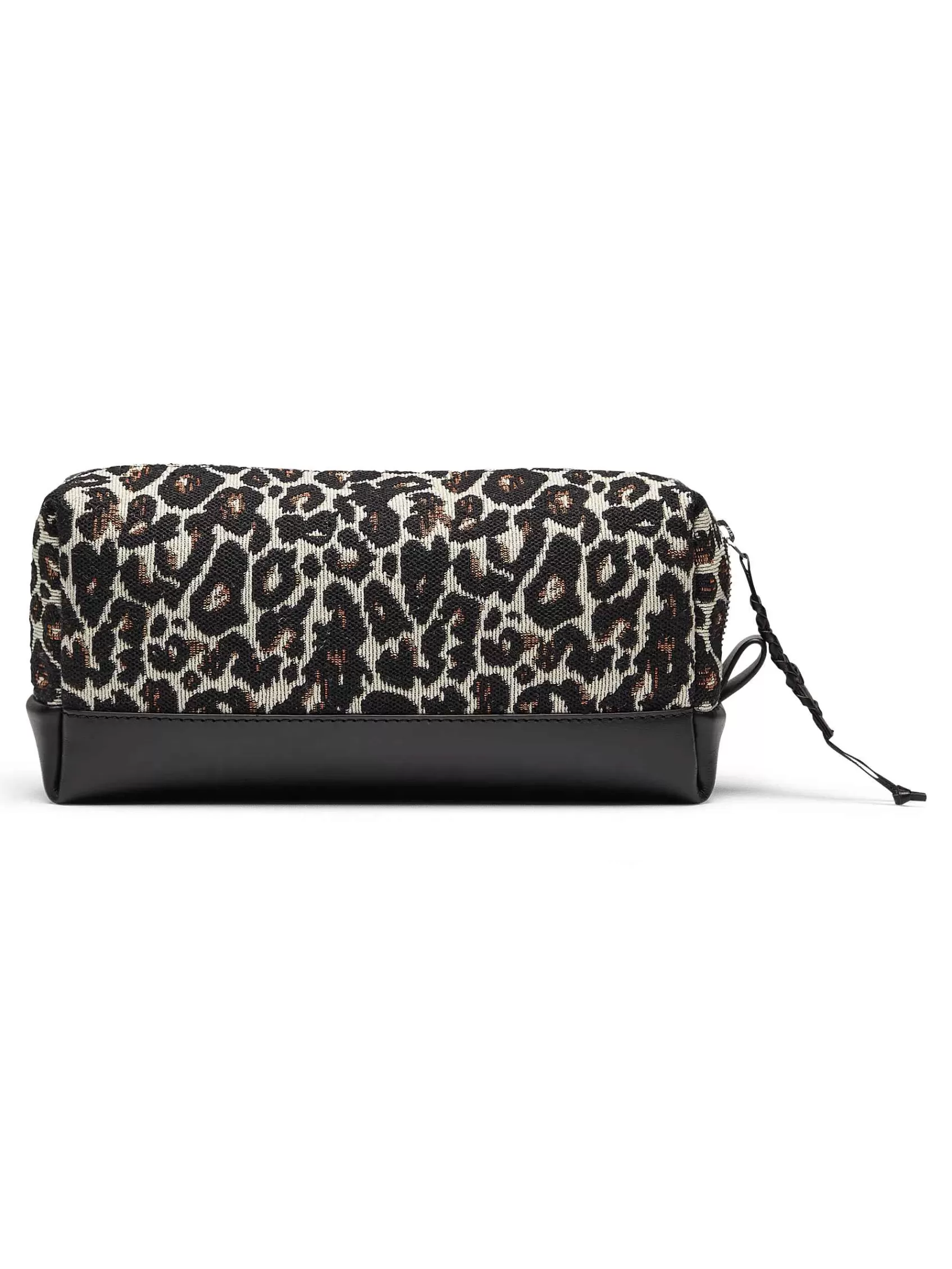 Outlet Scotch & Soda Jacquard Leopard Toiletry Bag