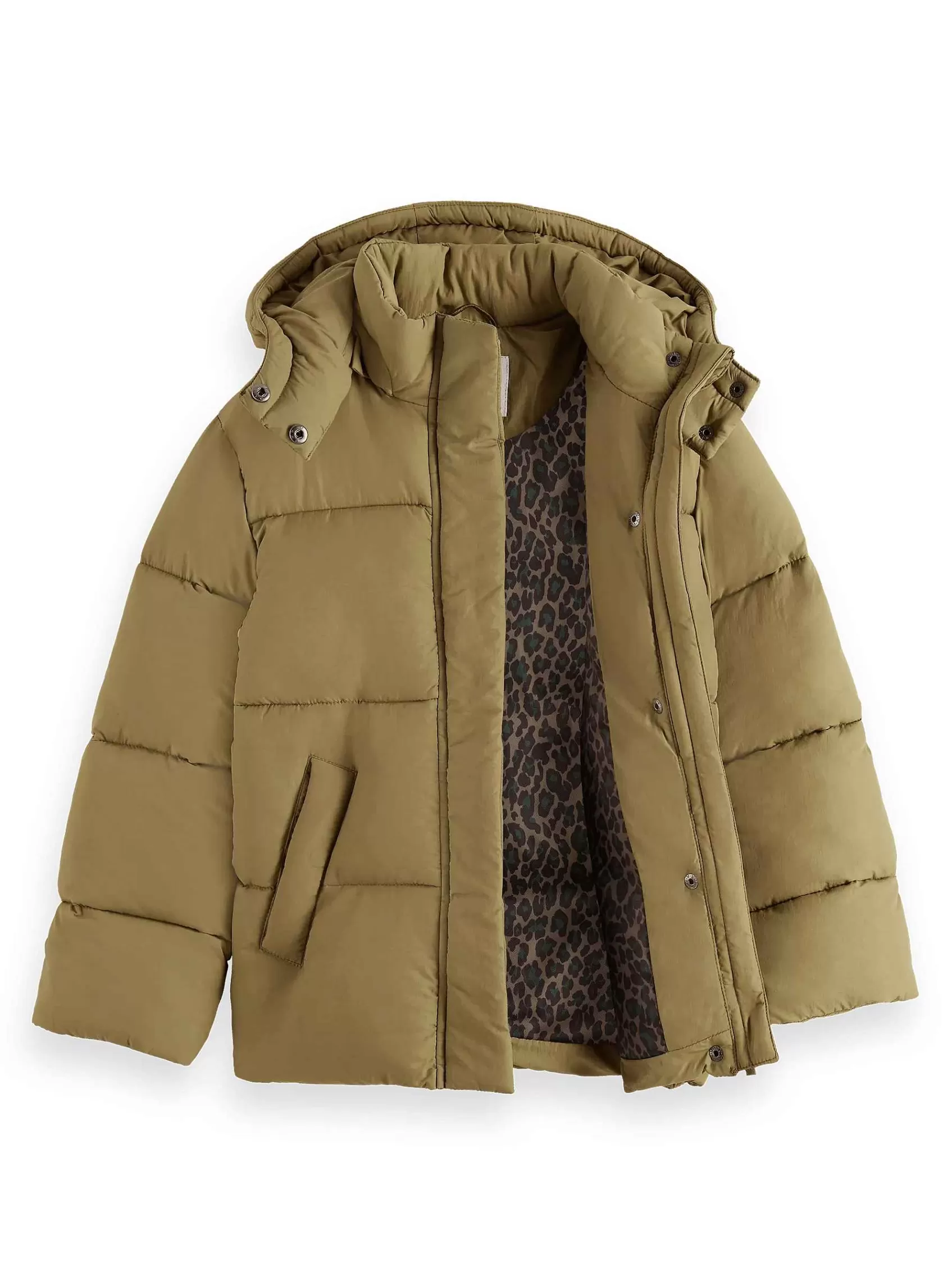 Fashion Scotch & Soda Oversized Lightweight Puffer Jacket