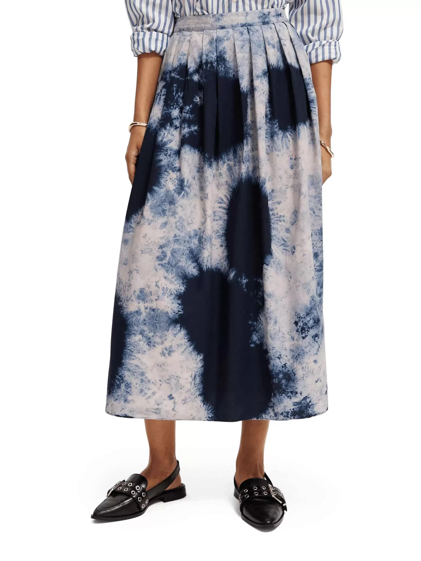 Sale Scotch & Soda Pleated Midi Skirt