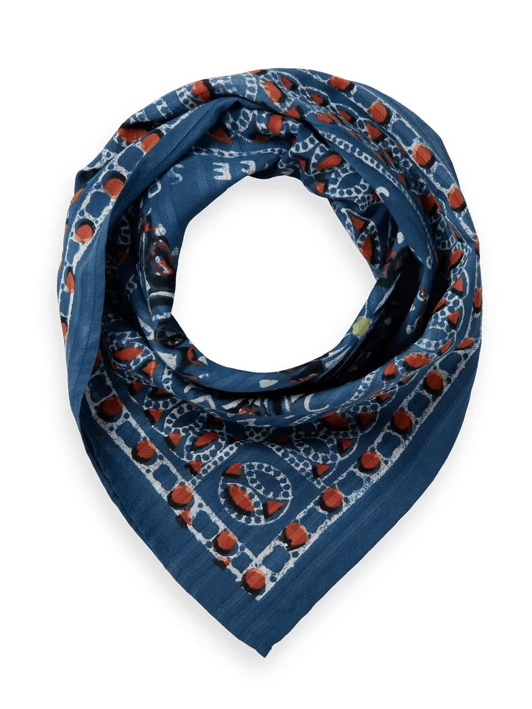 Outlet Scotch & Soda Printed Bandana Scarf