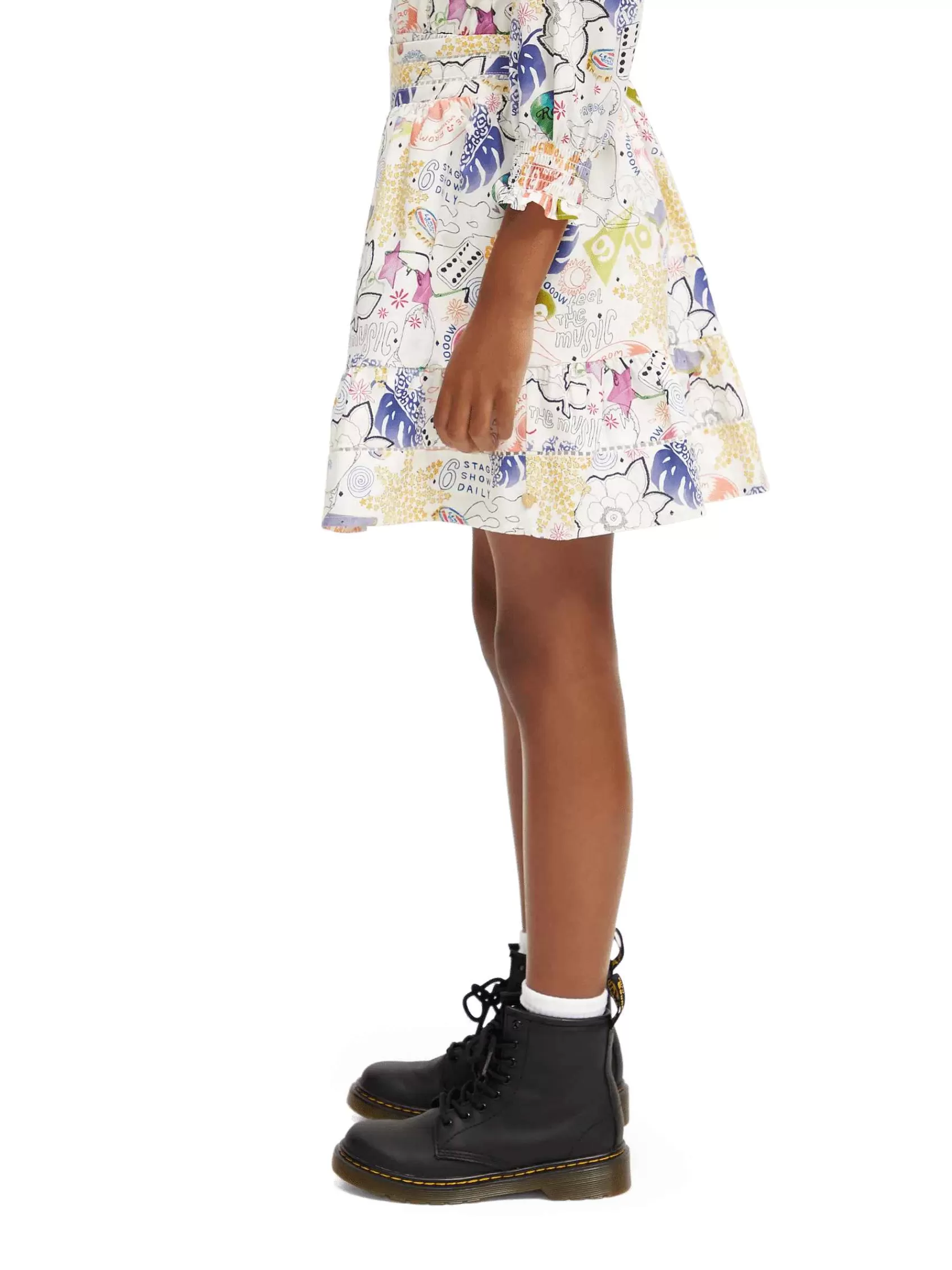 Store Scotch & Soda Printed Mini Skirt