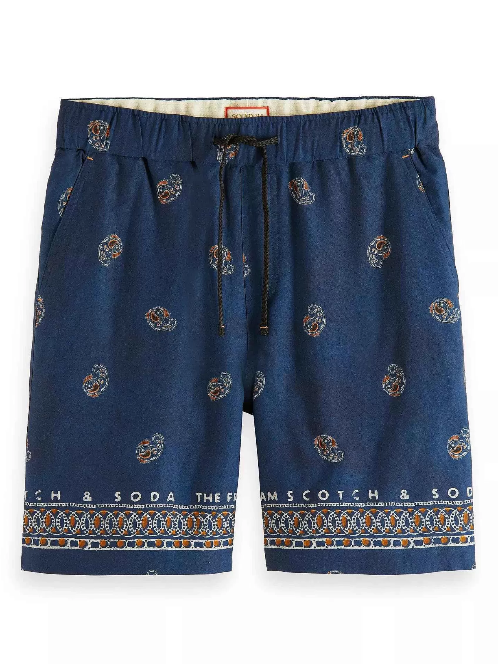 Hot Scotch & Soda Printed Relaxed Fit Bermuda Shorts