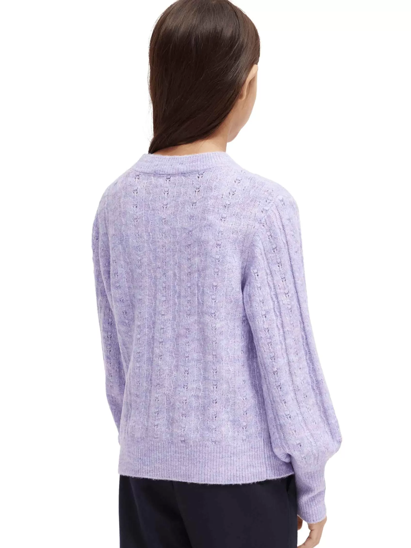 Best Scotch & Soda Puff-Sleeved Pointelle Sweater