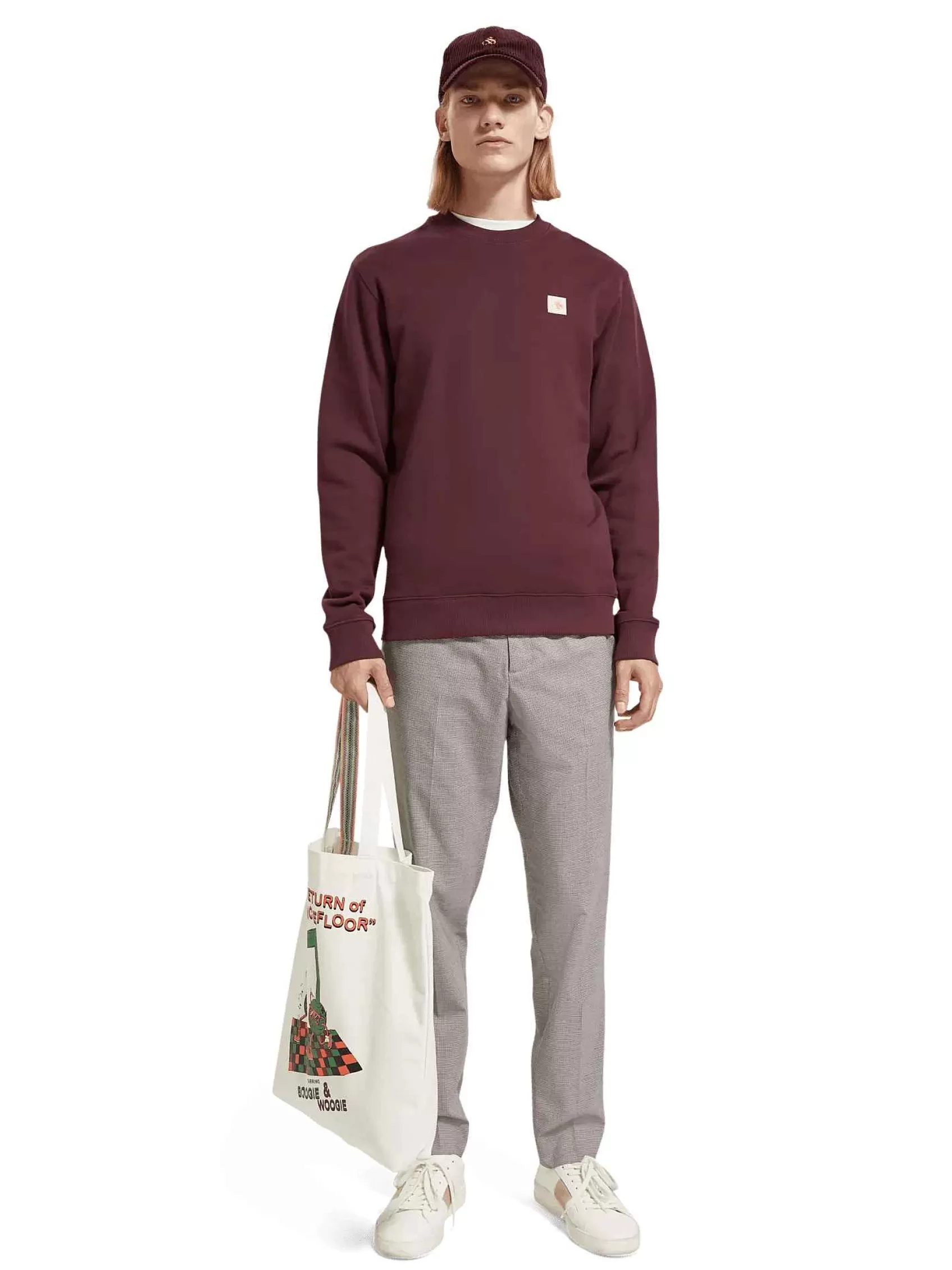 Hot Scotch & Soda Regular Fit Crewneck Sweatshirt