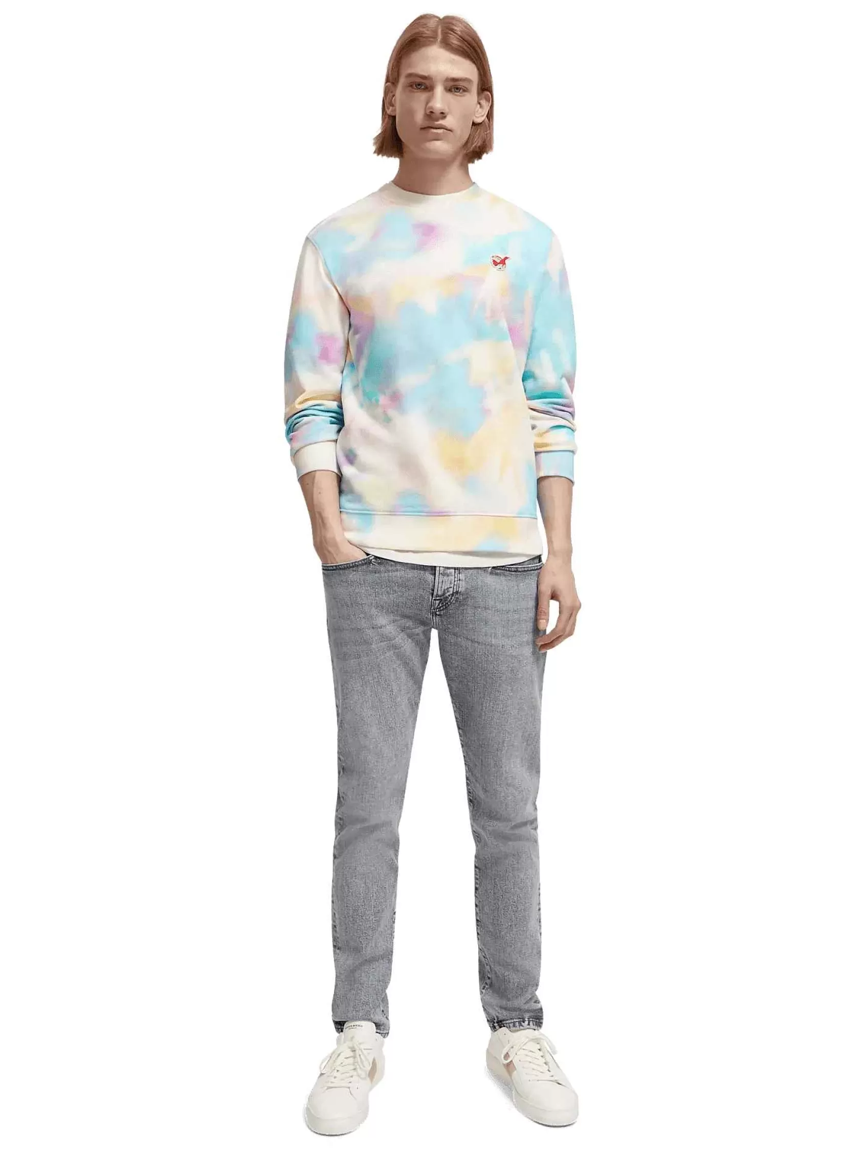 Cheap Scotch & Soda Regular Fit Tie-Dyed Sweatshirt