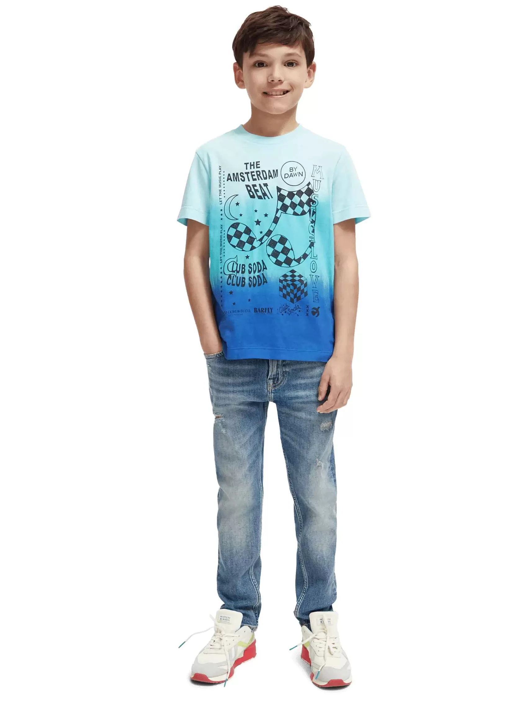 Fashion Scotch & Soda Relaxed Fit Artwork T-Shirt