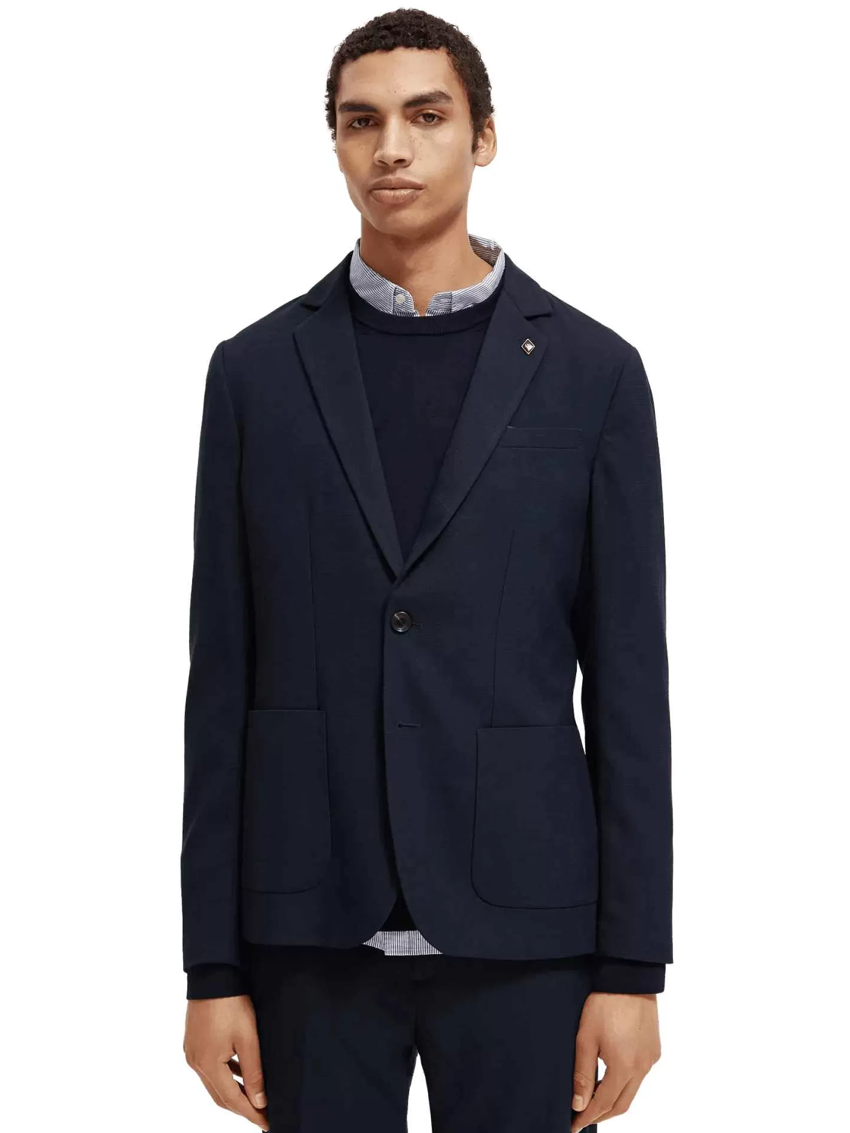 Store Scotch & Soda Single-Breasted Blazer