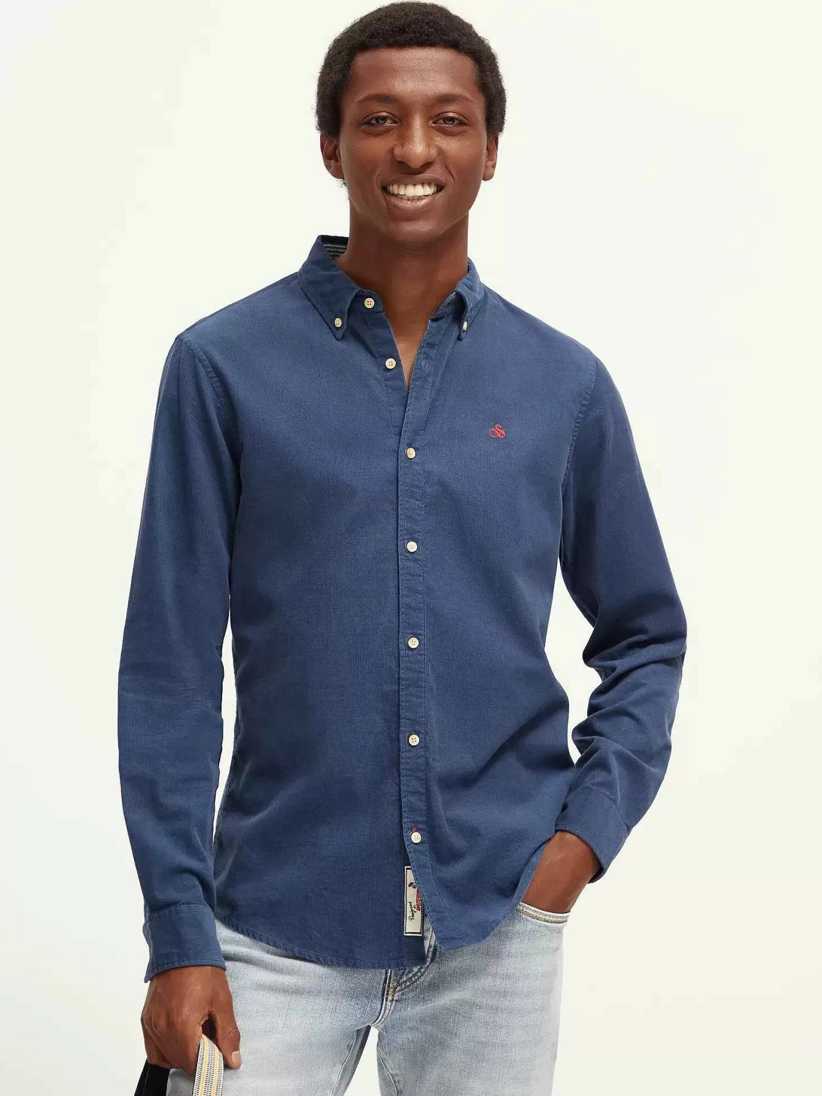 Clearance Scotch & Soda Slim Fit Corduroy Shirt