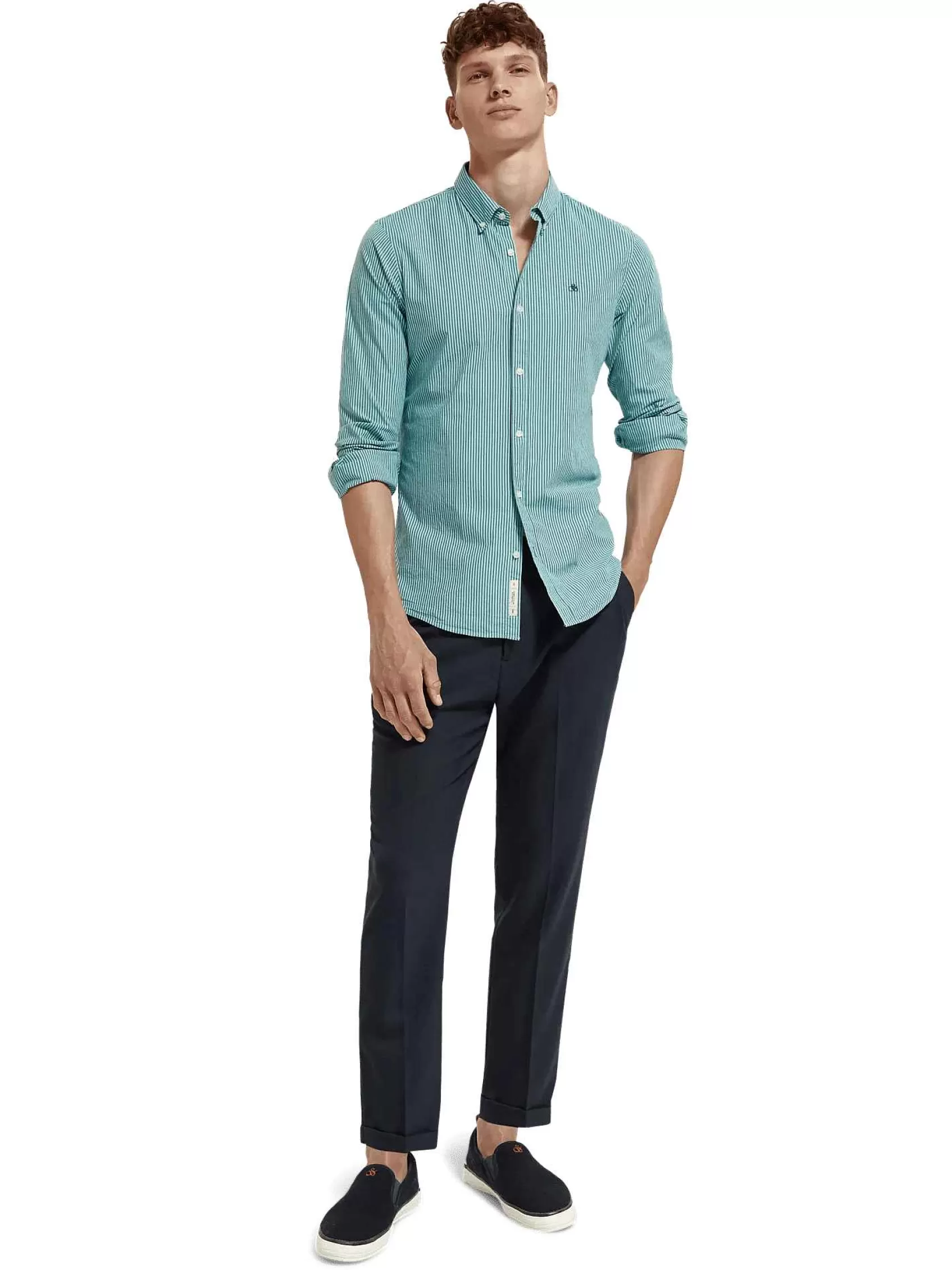 Flash Sale Scotch & Soda Slim Fit Poplin Shirt