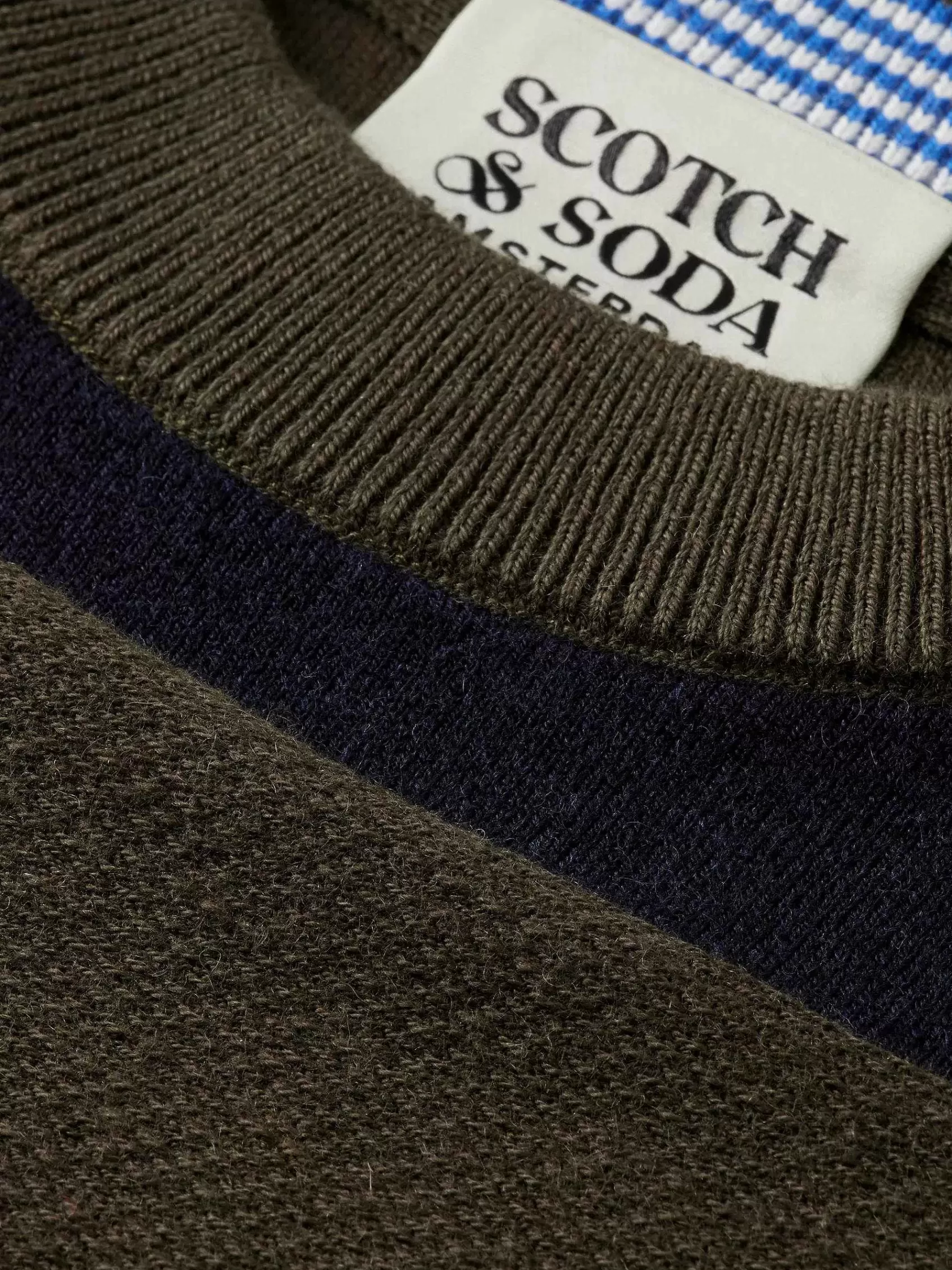 New Scotch & Soda Striped Wool-Blended Sweater