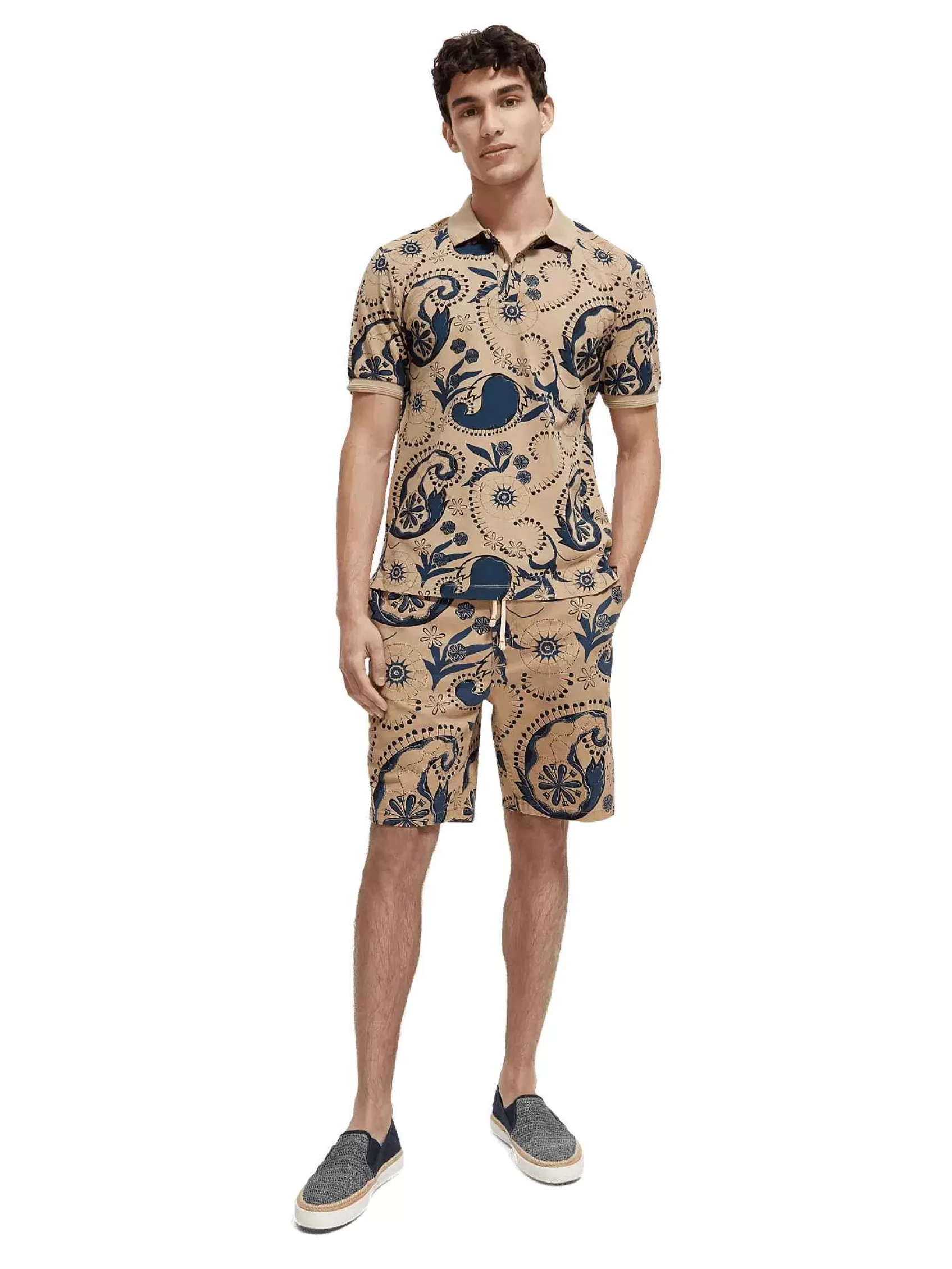 Clearance Scotch & Soda The Fave Printed Twill Shorts