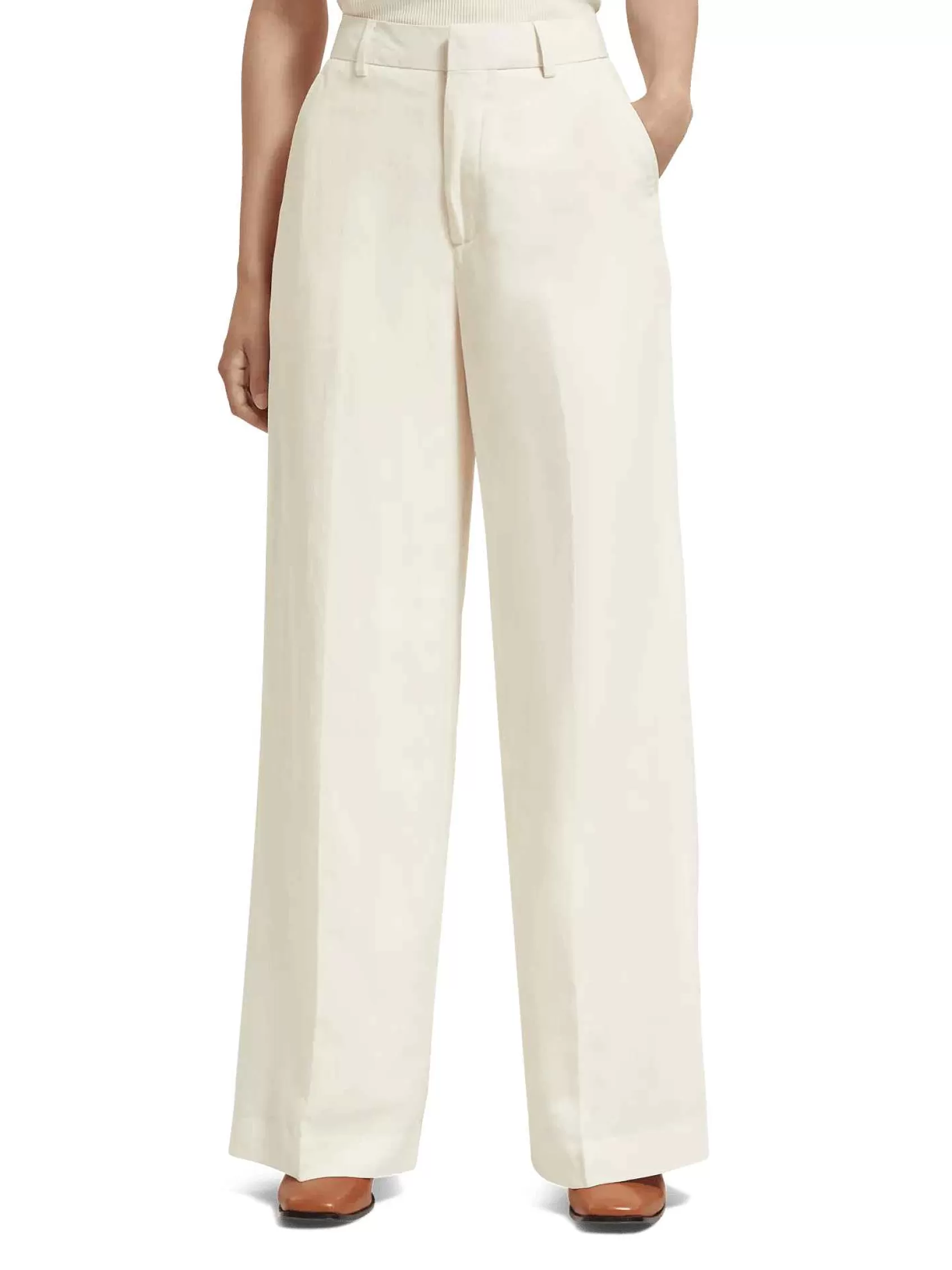 Best Scotch & Soda The Hana High-Rise Wide-Leg Trousers