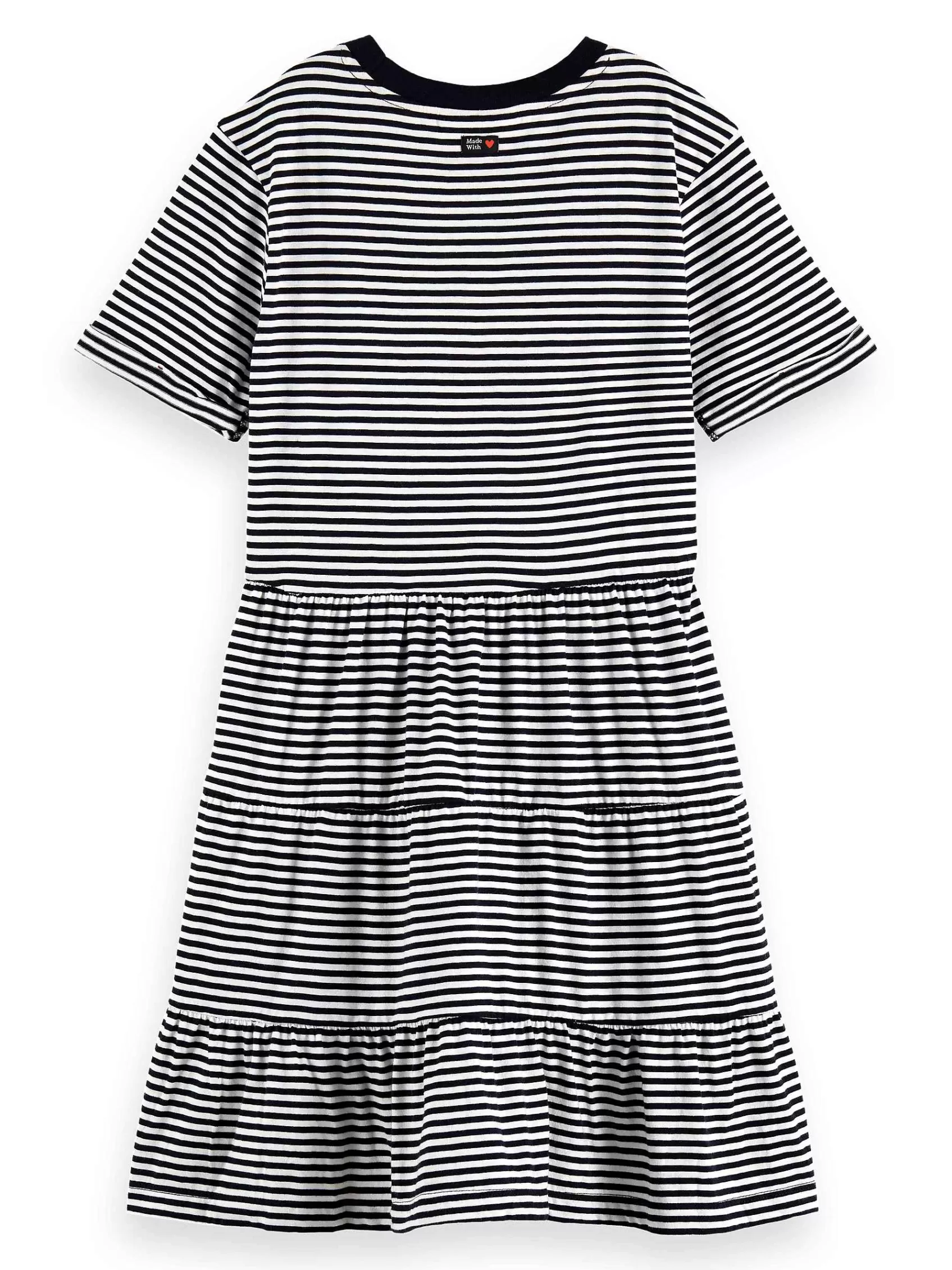 Cheap Scotch & Soda Tiered Striped Mini Dress