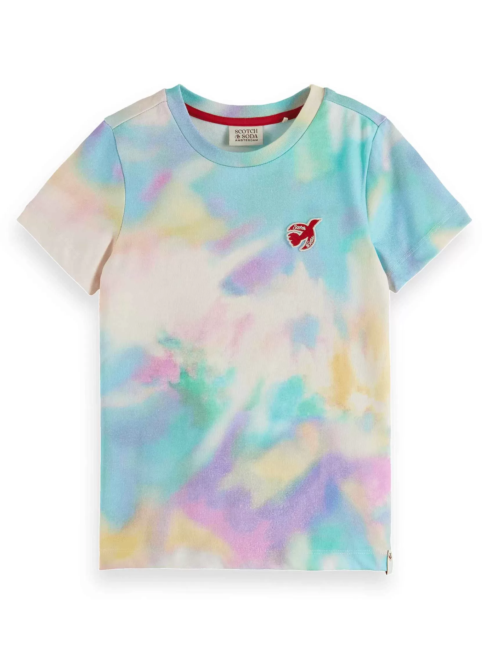 Cheap Scotch & Soda Unisex Regular Fit Tie-Dye T-Shirt