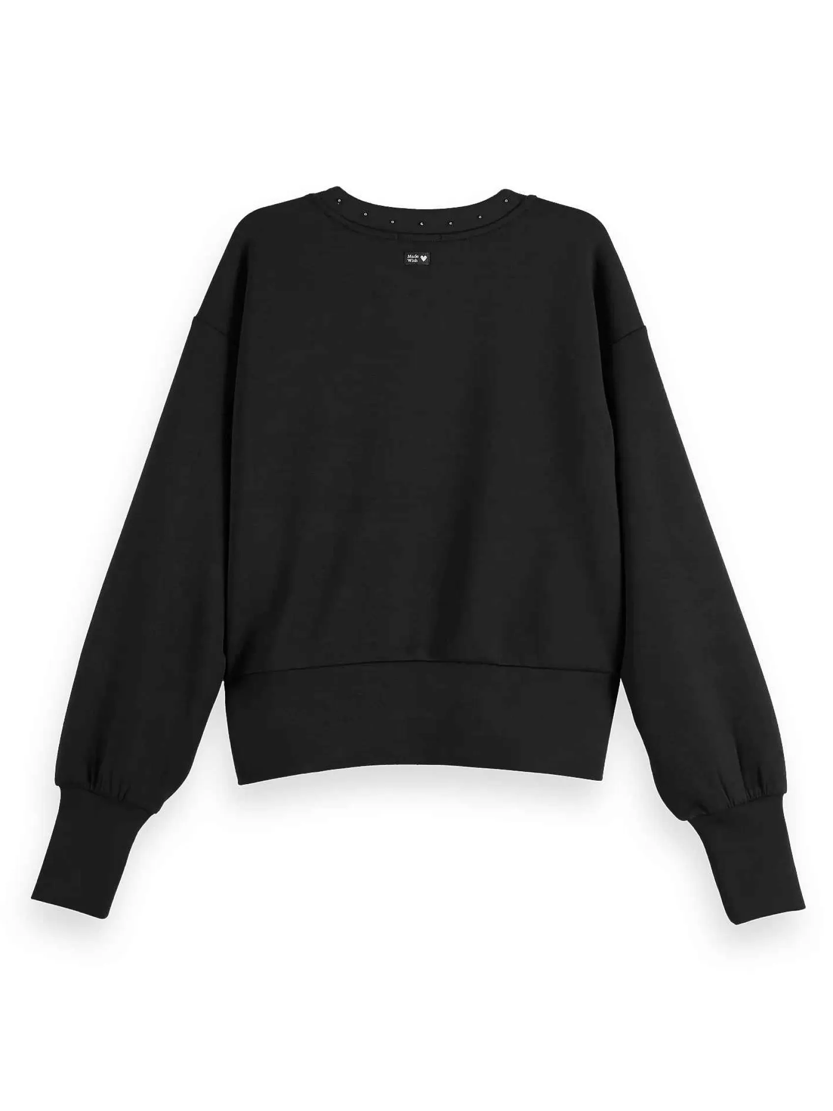 Best Scotch & Soda V-Neck Puff-Sleeved Sweatshirt