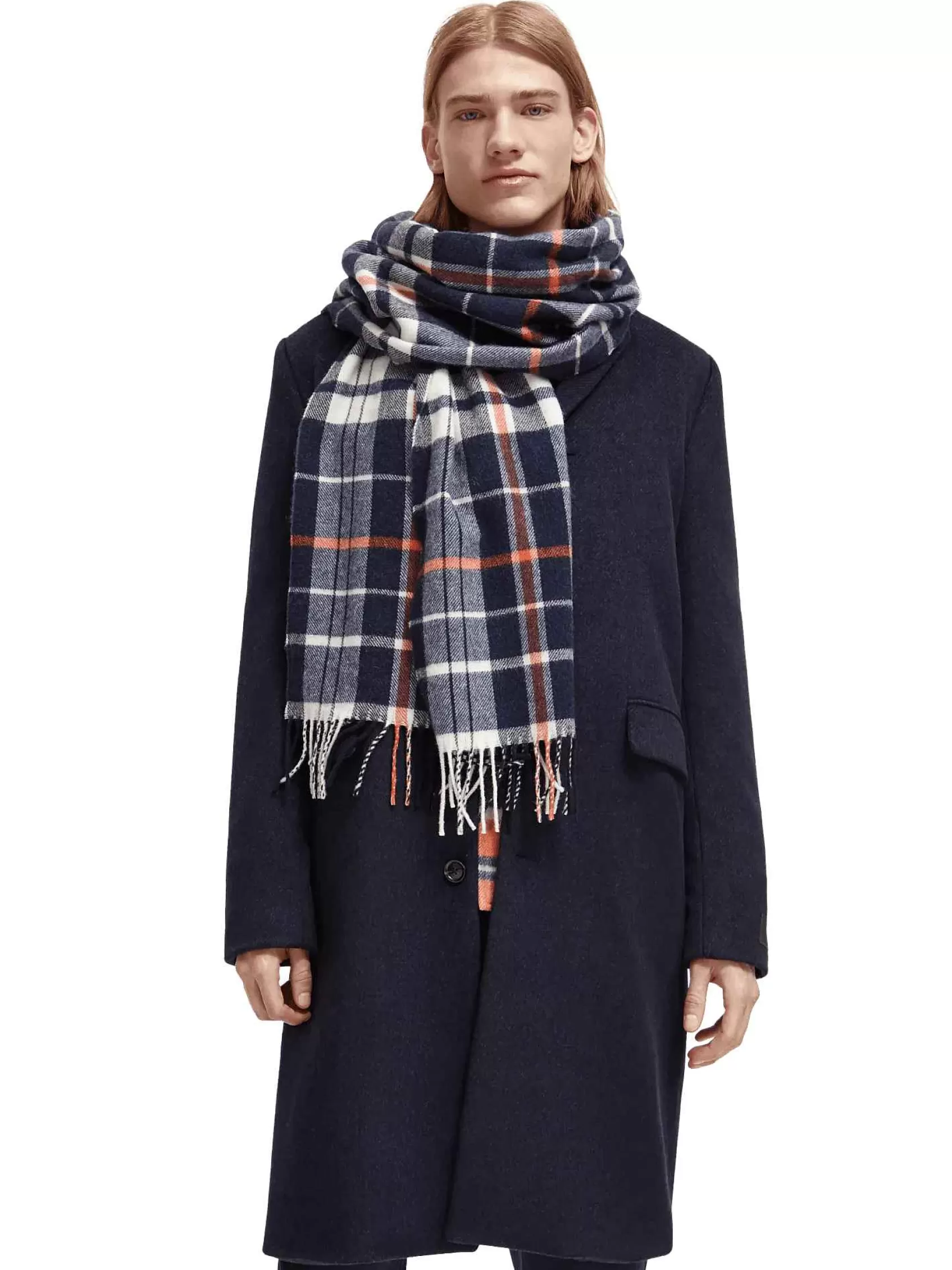 Best Scotch & Soda Wool-Blended Fringed Scarf