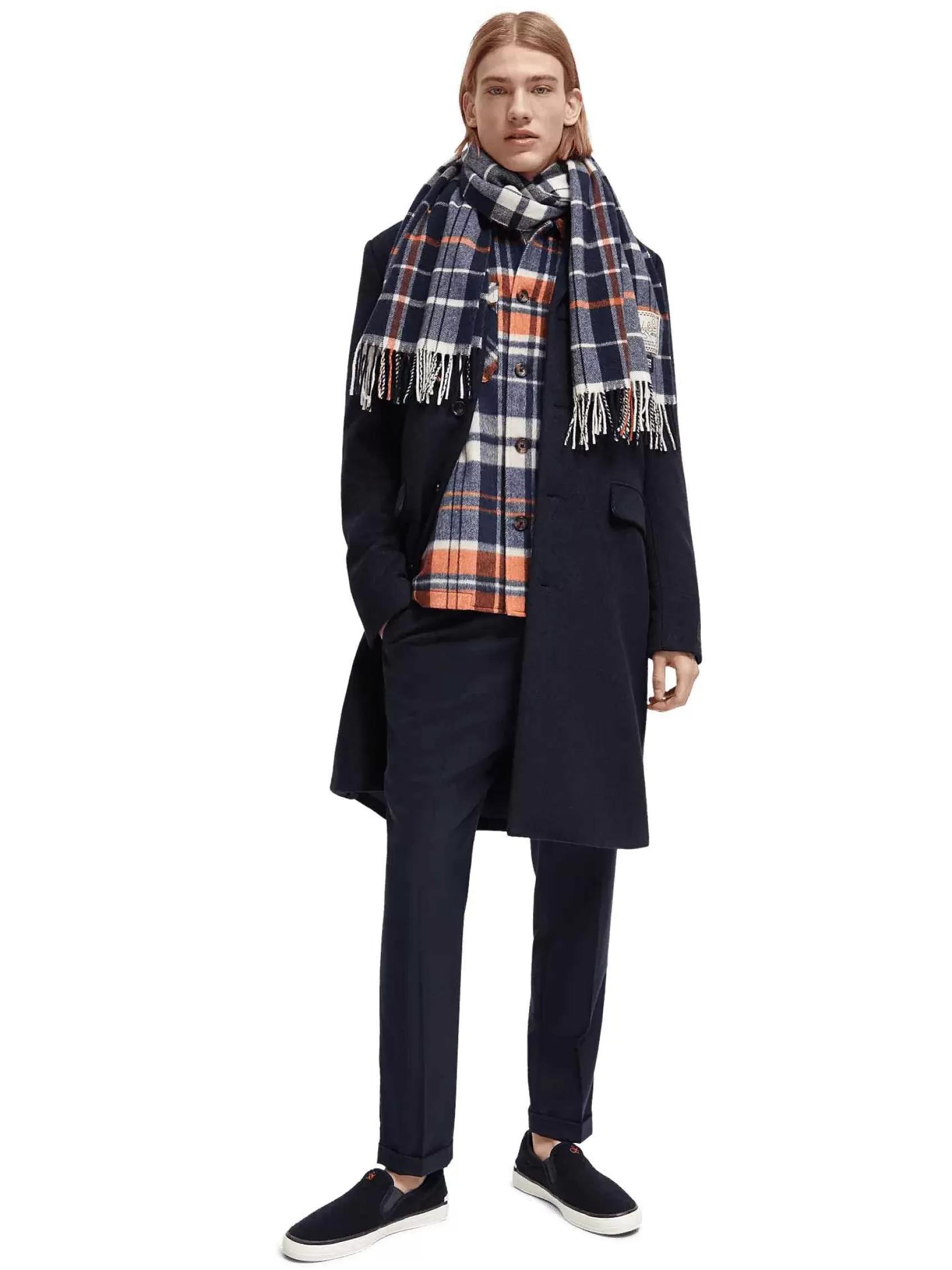 Best Scotch & Soda Wool-Blended Fringed Scarf